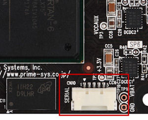 SX-Card6のシリアルポート